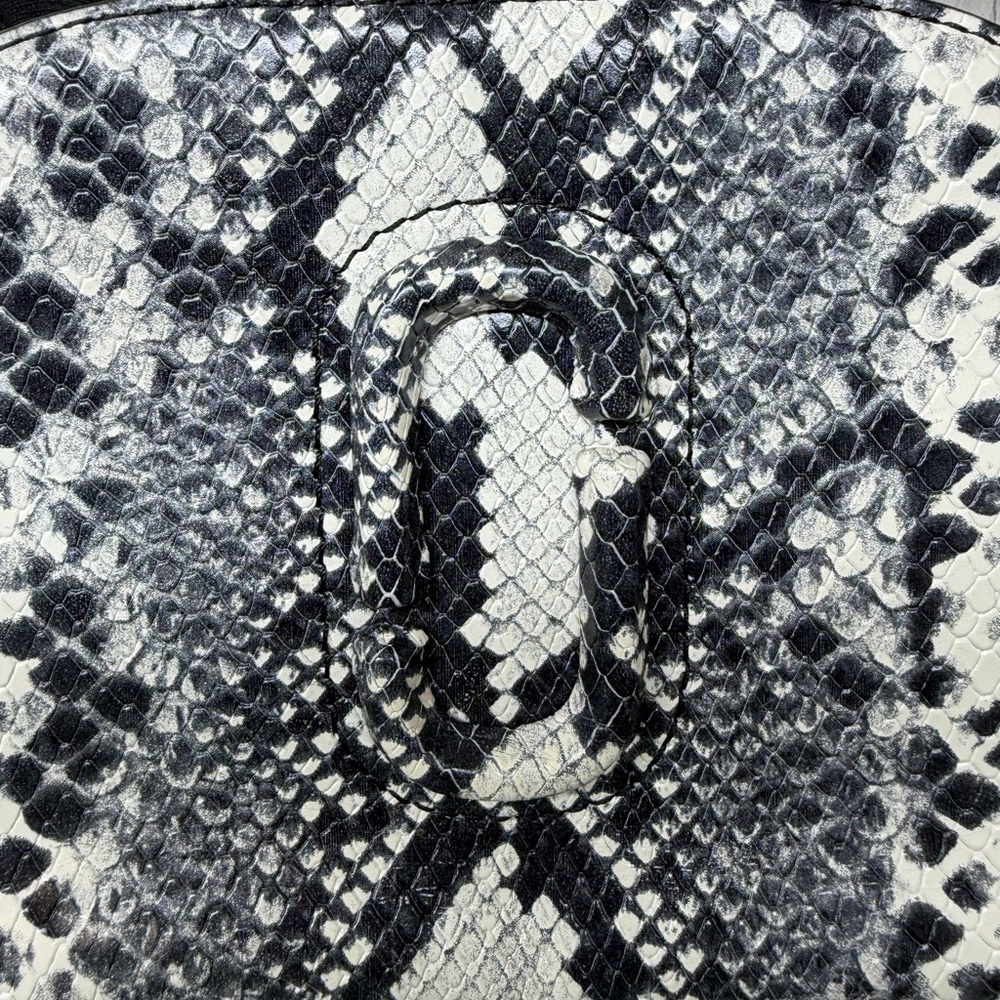 PRE LOVED Marc Jacob Python-Embossed Shutter Came… - image 8